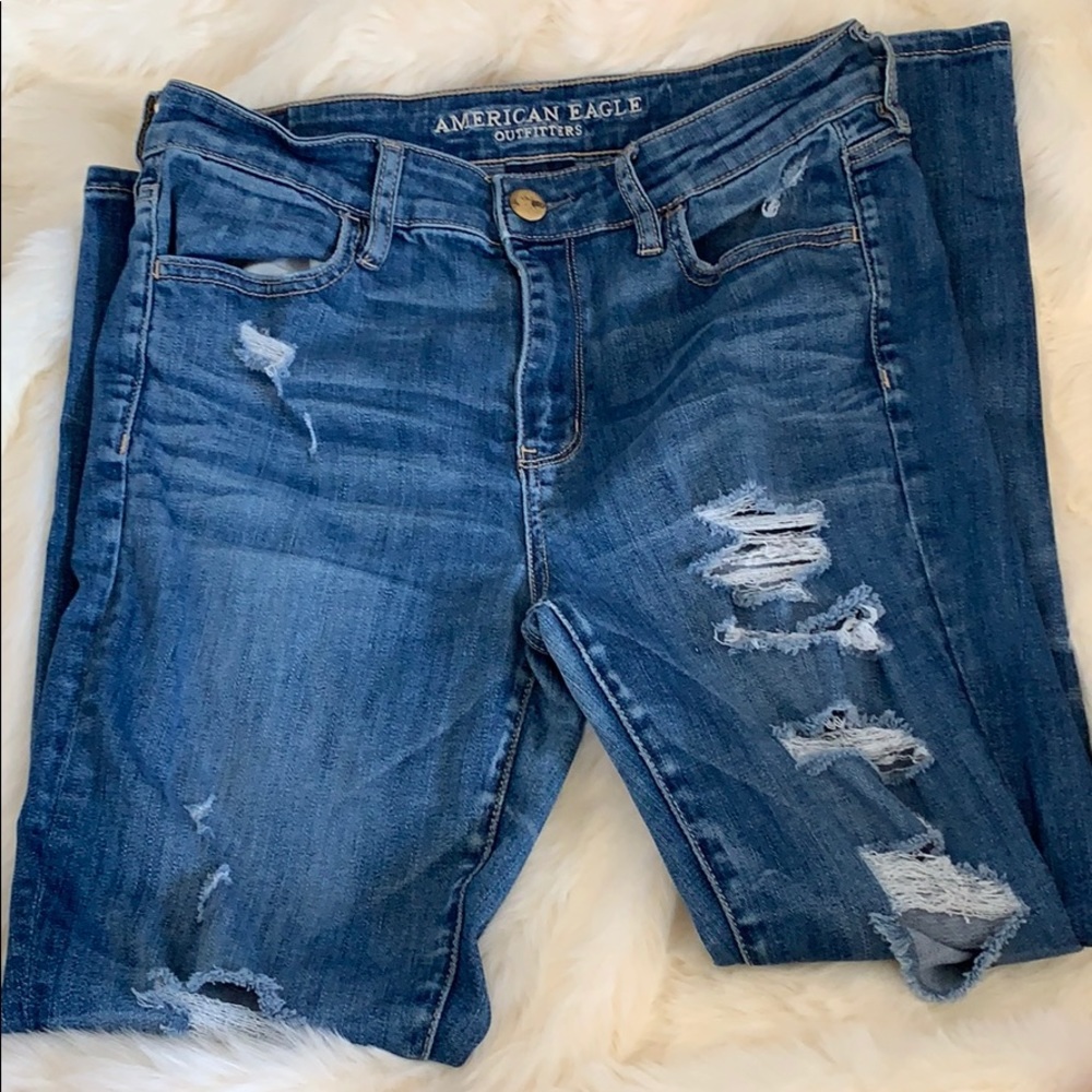 A&E Hi Rise Jegging super stretch x size 10